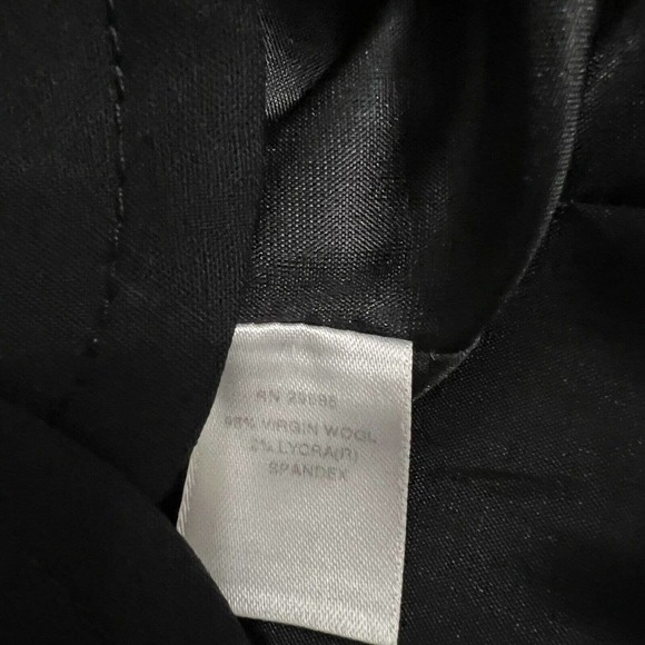 Pendleton Blazer Women’s Black Virgin Wool Blend Jacket Size 8 4 Button Collared - Picture 10 of 10